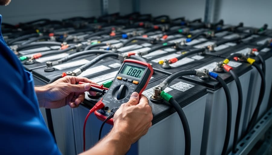 Remote Battery Monitoring via Netmatic® SNMP Cards